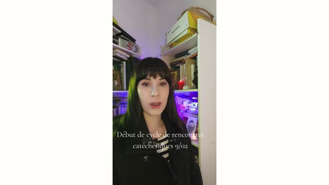 Le lancement du cycle de catéchèse